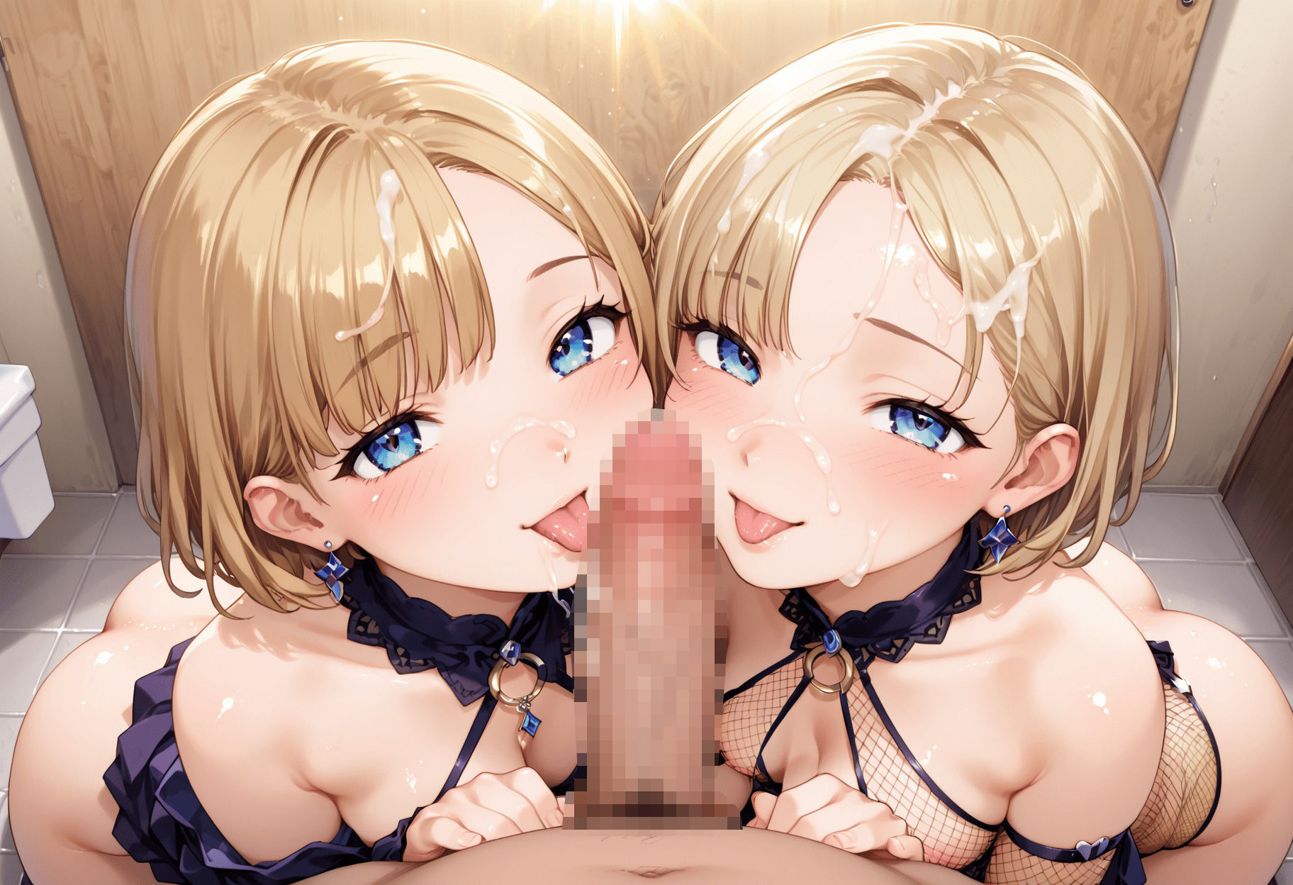 事後報告ファイル〜種付けおじさん達による発射後CG集〜 - サンプル画像 5