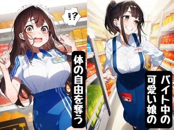 金縛りで時間停止されたJKが同級生に挿入されて解除後号泣中出し - サンプル画像 9