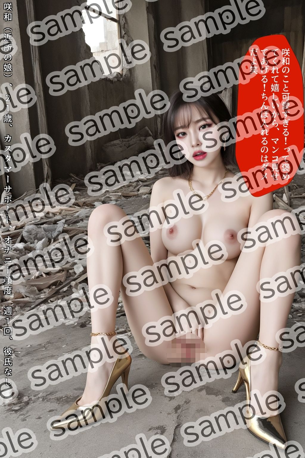 知り合いを廃墟に呼び出して強●露出〜vol.5 近所のムスメ編〜 - サンプル画像 10