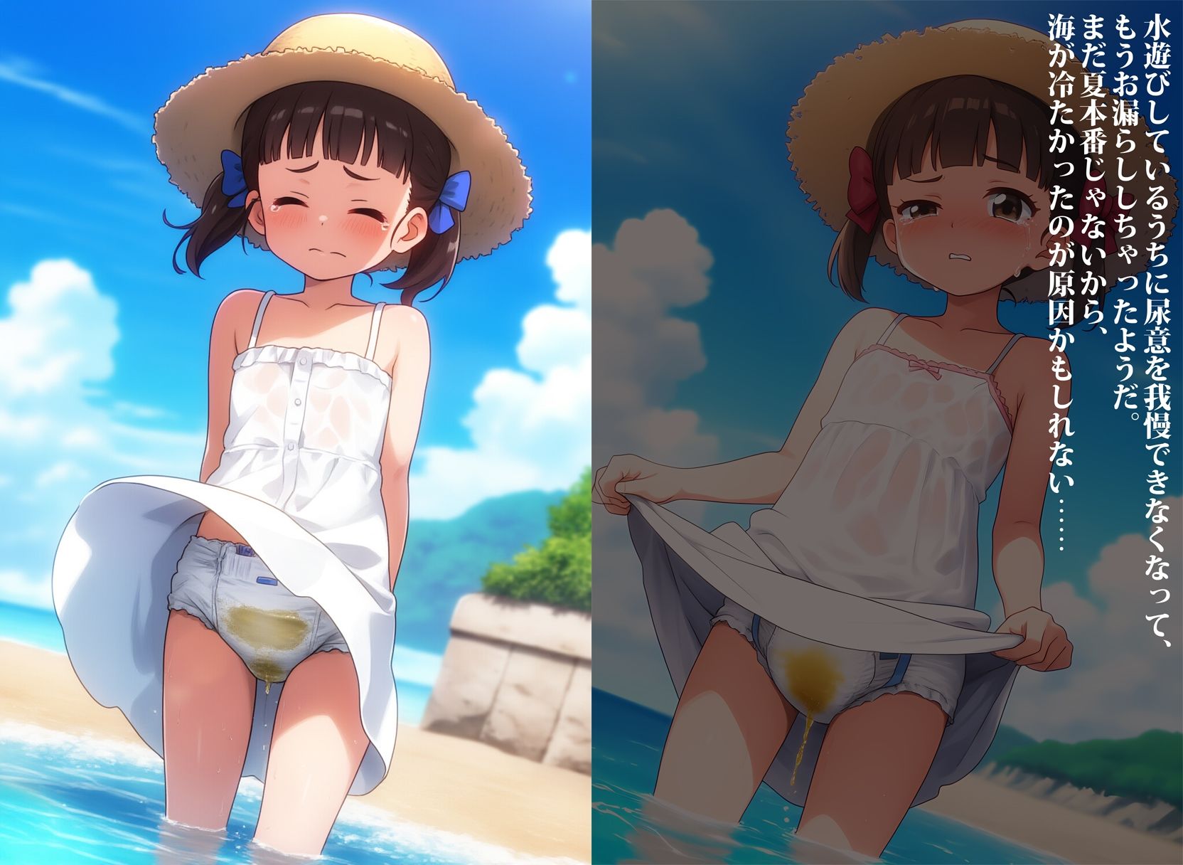 オムツ離れできない愛娘の性徴日記 - サンプル画像 2
