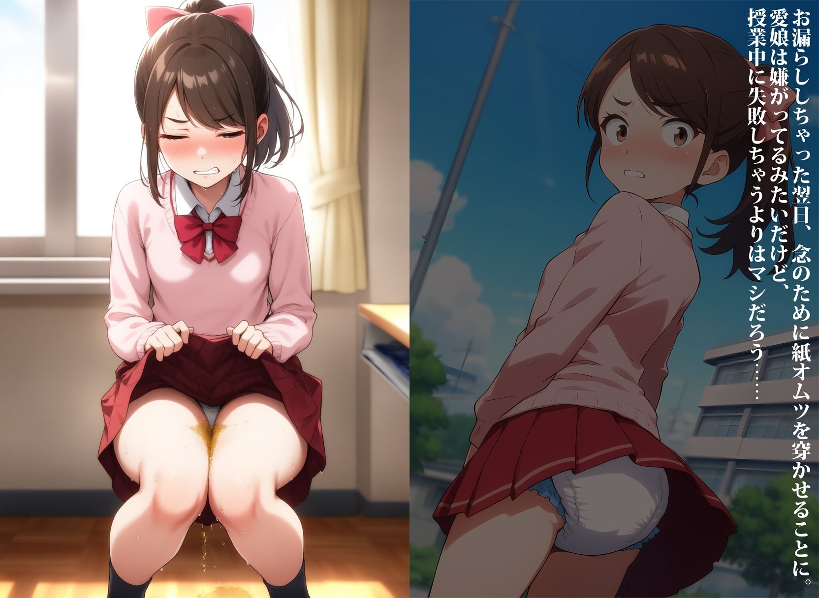 オムツ離れできない愛娘の性徴日記 - サンプル画像 3