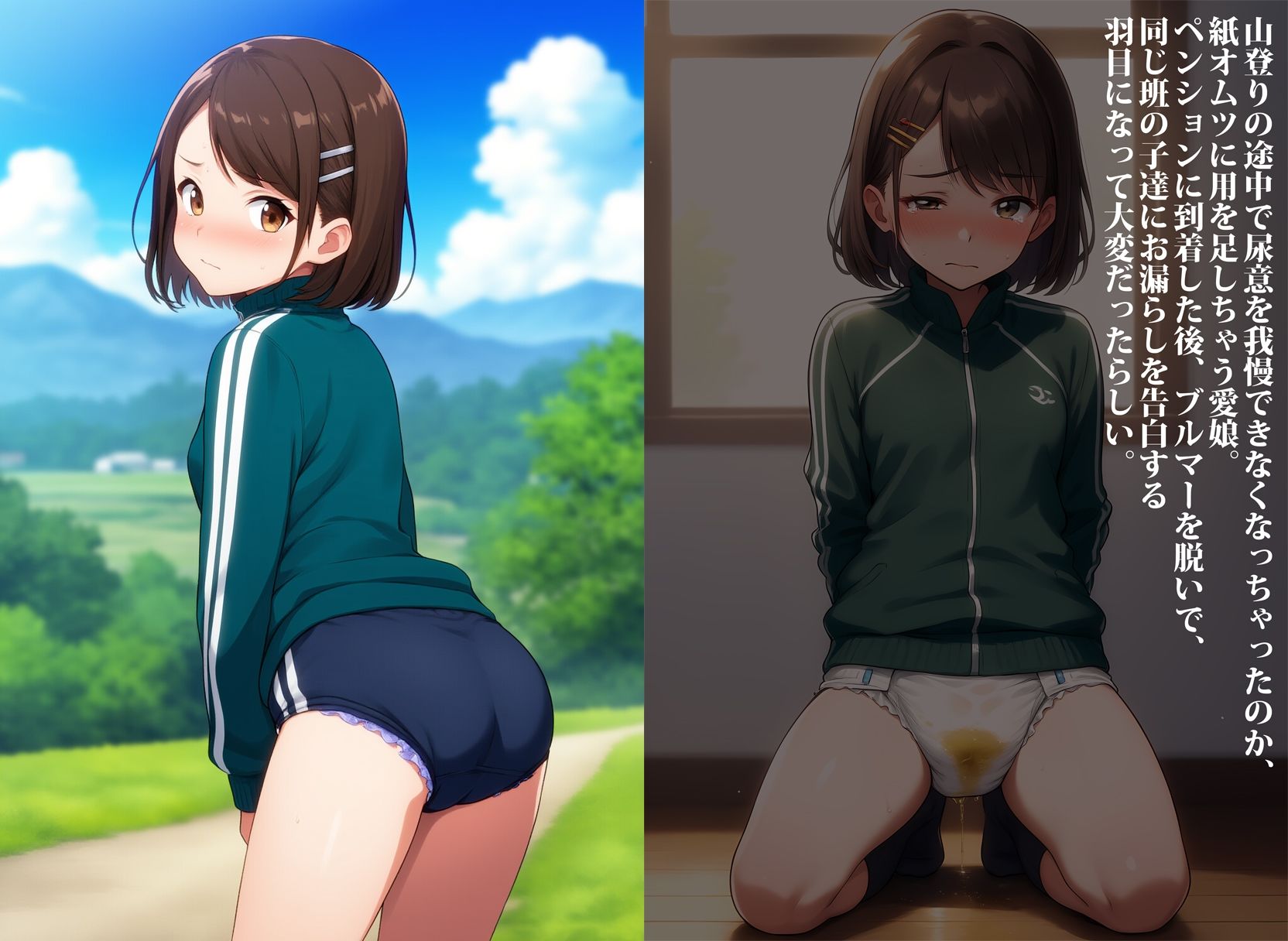 オムツ離れできない愛娘の性徴日記 - サンプル画像 5
