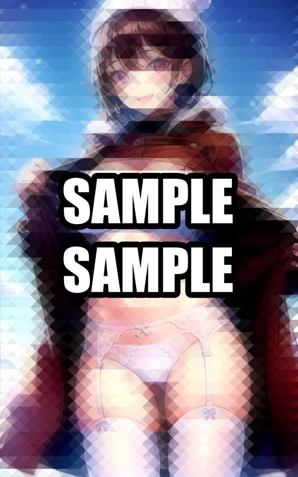 冬の日の下着美女イラスト集 - サンプル画像 1