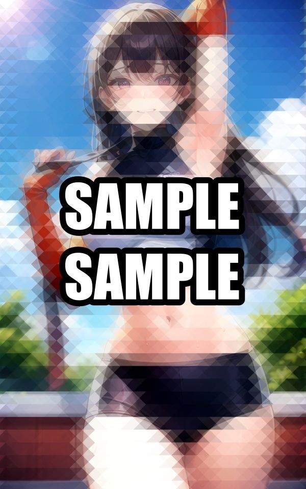 わき見せ陸上美女イラスト集 - サンプル画像 7