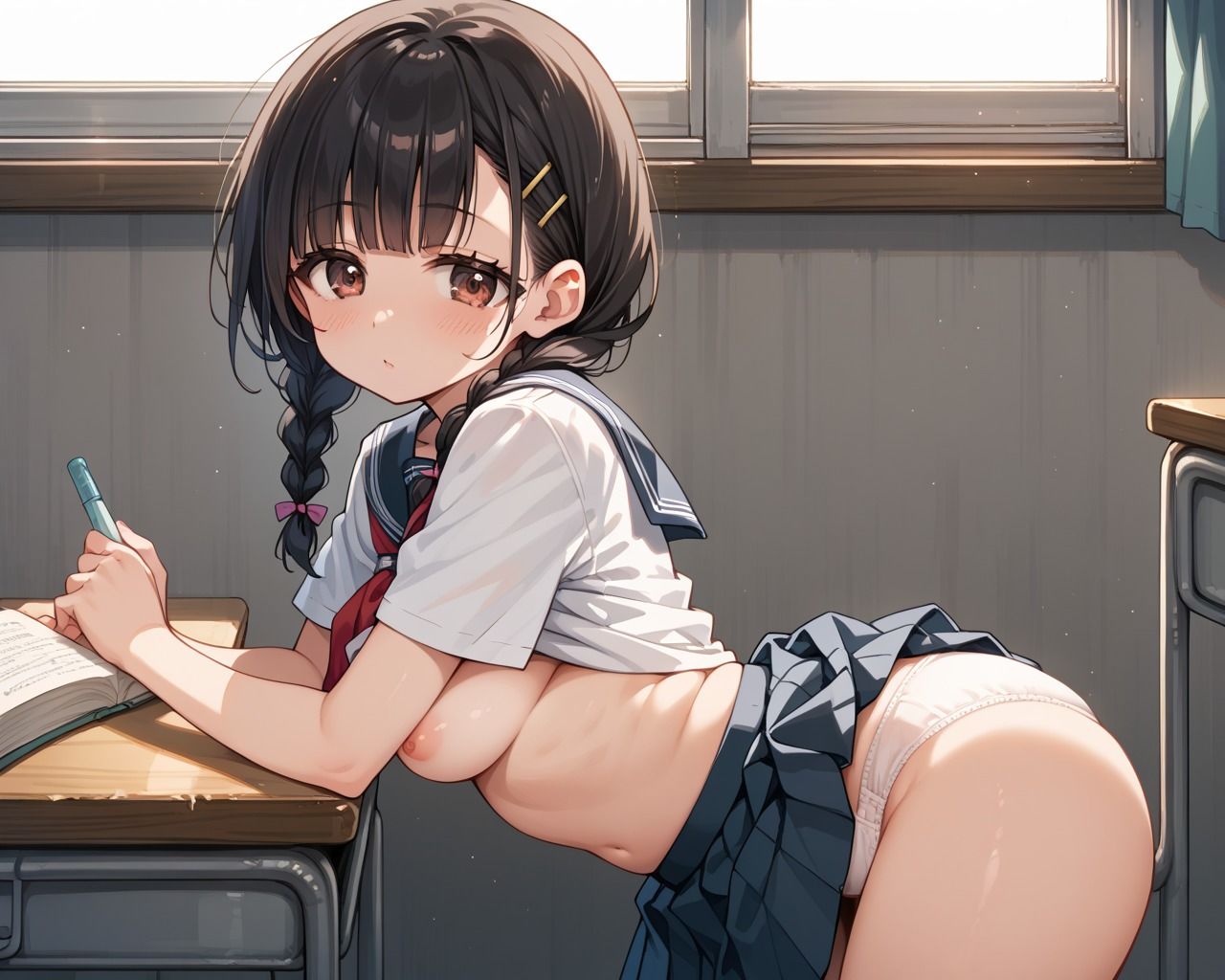 【保健体育特別授業】種付プレス法による赤ちゃんの作り方実習 - サンプル画像 3