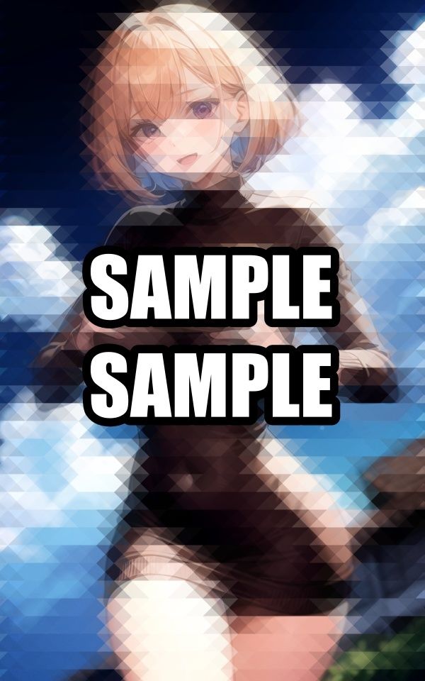 セーターワンピース美女イラスト集 - サンプル画像 1