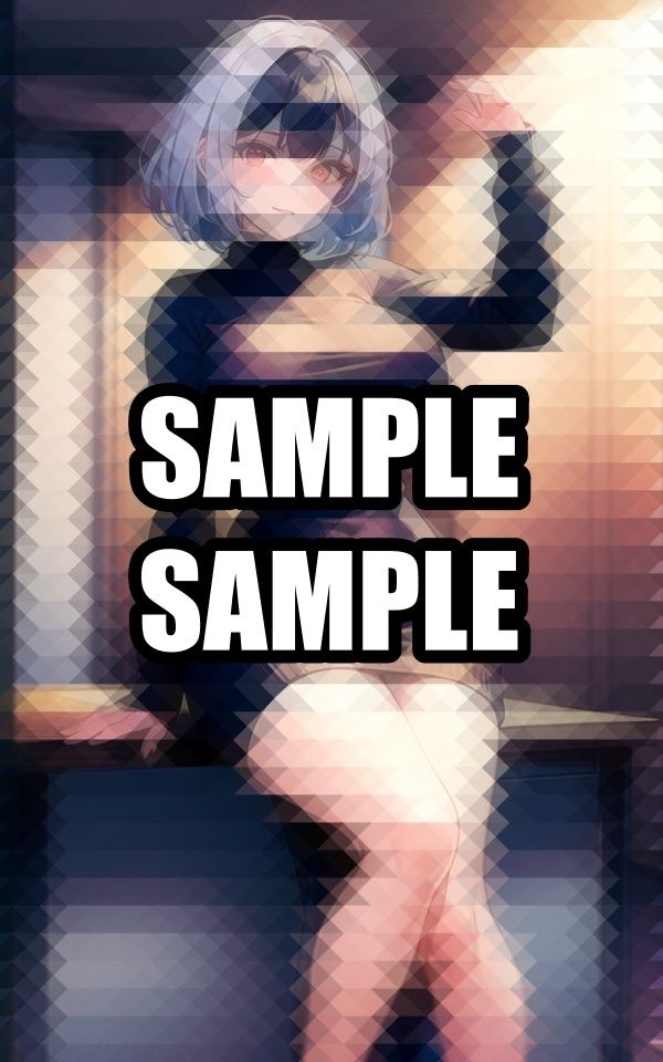 セーターワンピース美女イラスト集 - サンプル画像 2