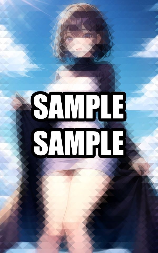 セーターワンピース美女イラスト集 - サンプル画像 4