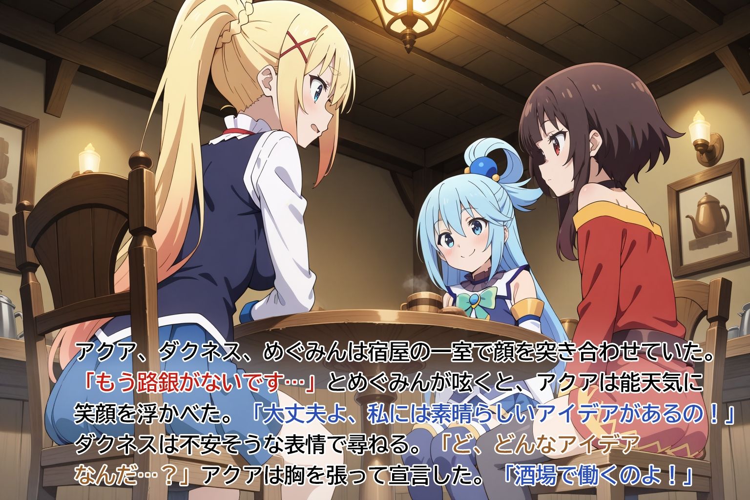 ア〇ア  路銀が無くなり酒場で接客エッチ - サンプル画像 4