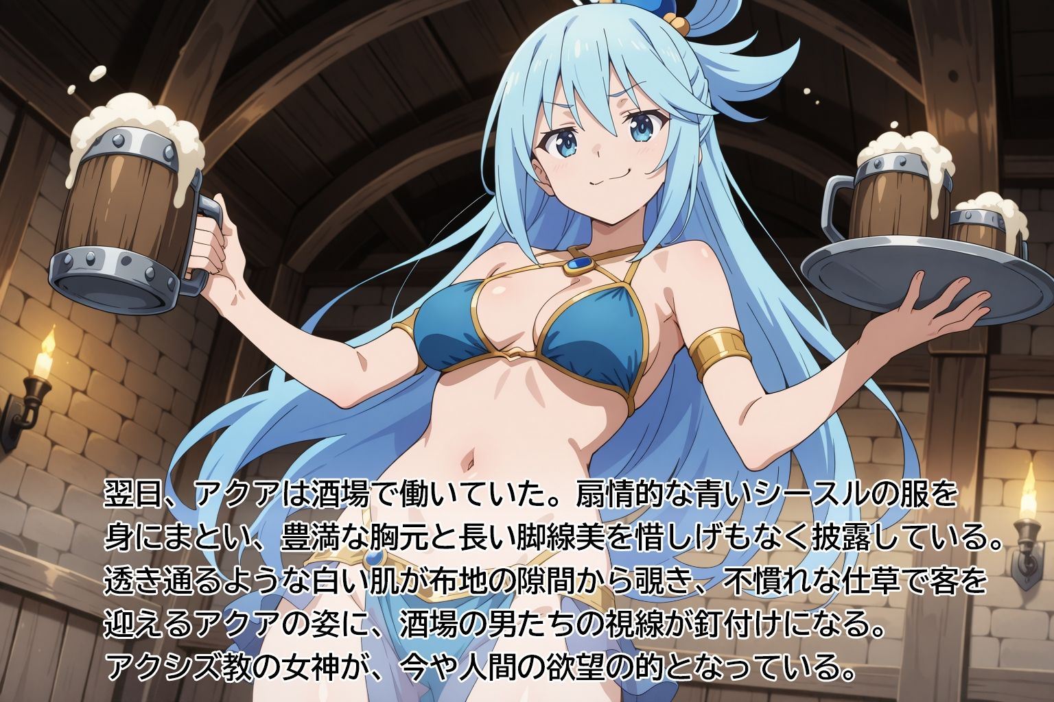 ア〇ア  路銀が無くなり酒場で接客エッチ - サンプル画像 6