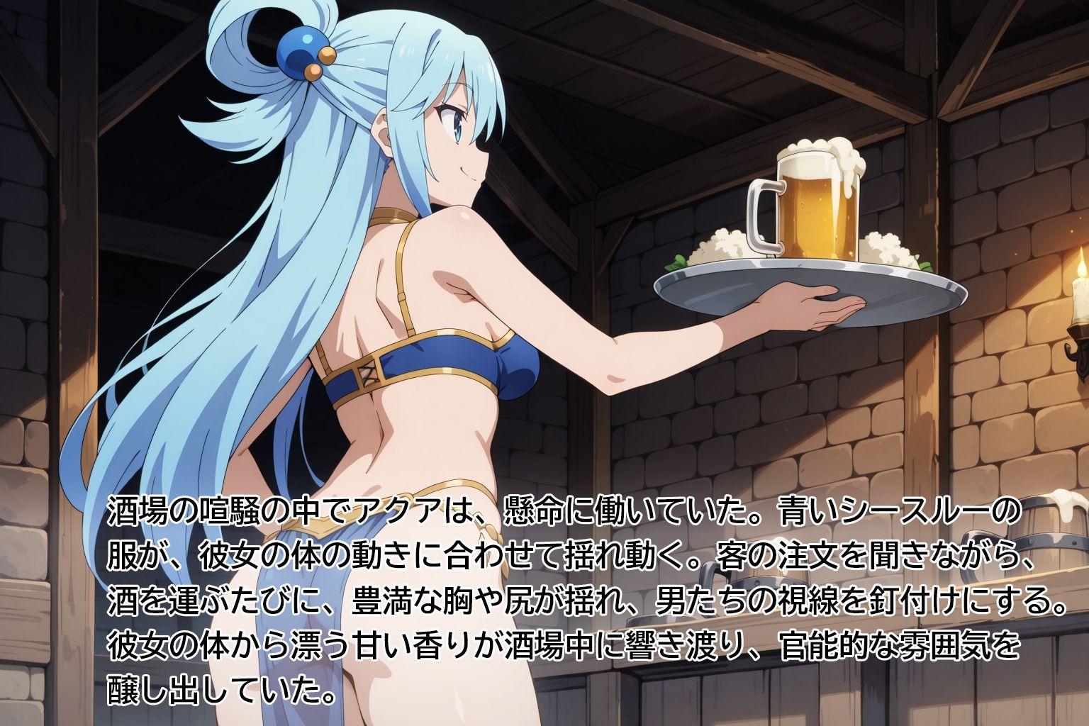 ア〇ア  路銀が無くなり酒場で接客エッチ - サンプル画像 7