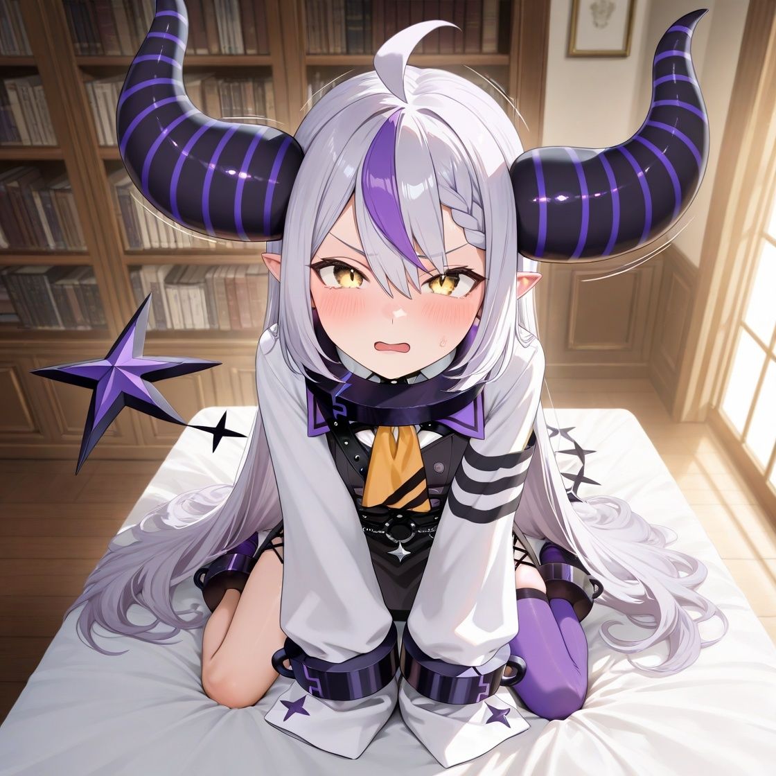 ホ〇ライブ  イチャイチャ同棲  ラ〇ラス・ダークネス - サンプル画像 1