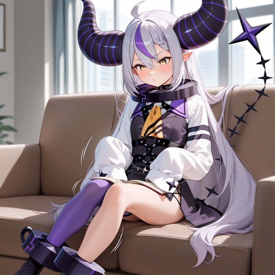 ホ〇ライブ  イチャイチャ同棲  ラ〇ラス・ダークネス - サンプル画像 2