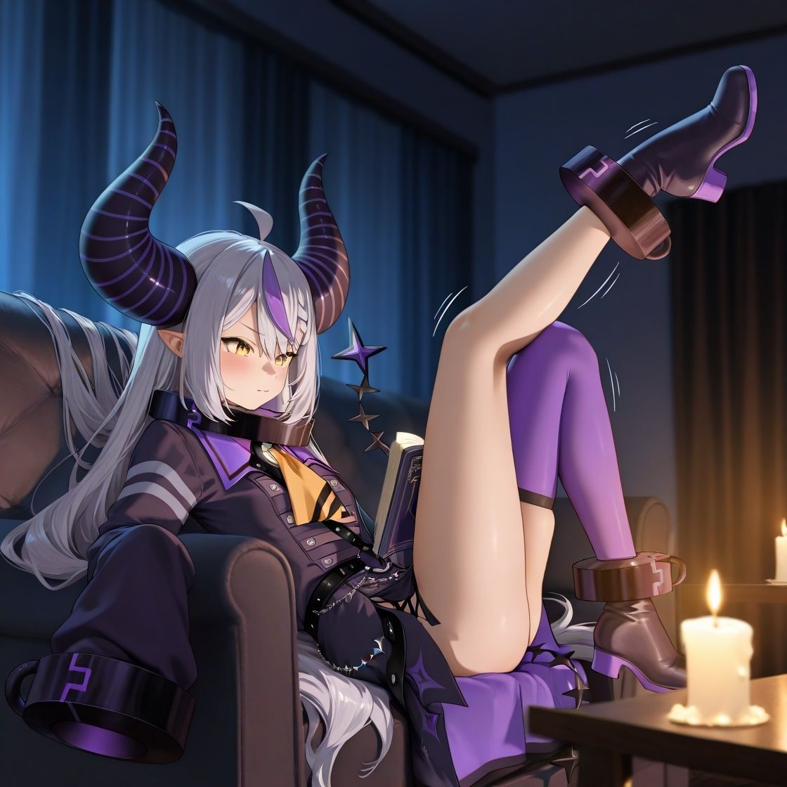 ホ〇ライブ  イチャイチャ同棲  ラ〇ラス・ダークネス - サンプル画像 3