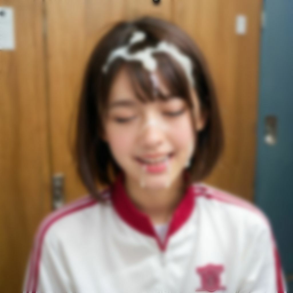 【ぶっかけ画像集】陸上女子編〜美女アスリートにザーメン発射！ - サンプル画像 1