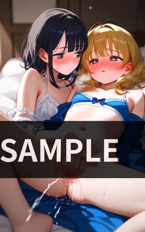 ロリっ子が お友達に潮を吹かされる 汁だらけの画像集 - サンプル画像 1