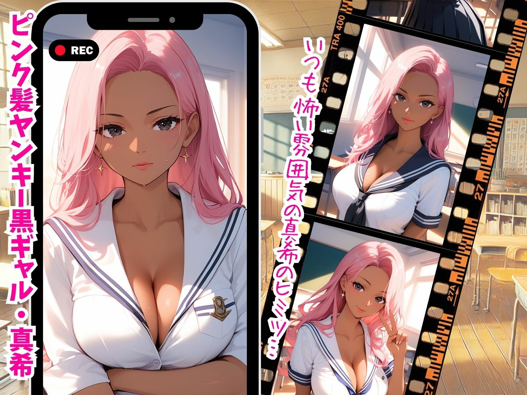 黒ギャルヤンキーの誘惑トロける蜜エッチ - サンプル画像 2