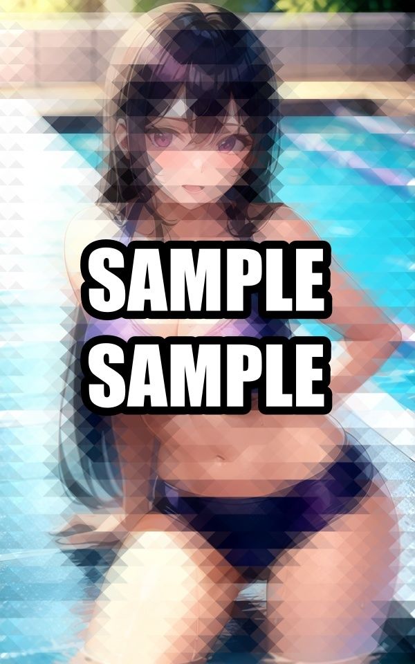 あこがれのあの子のスク水姿 - サンプル画像 1