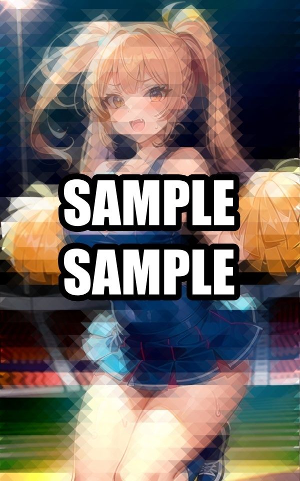 汗かきチアリーダー美女イラスト集 - サンプル画像 4