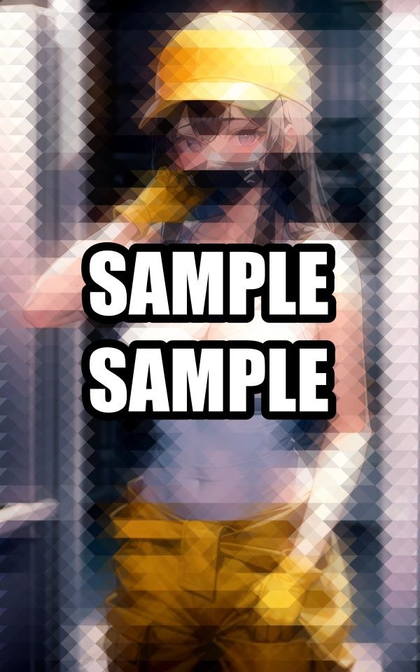 汗かき働く現場美女イラスト集 - サンプル画像 7