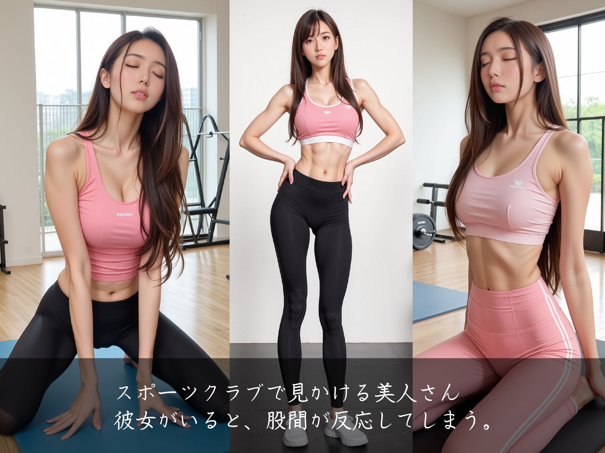スポーツクラブで見かける美人で噂のお姉さんと2人っきりでヤっちゃった！ 生ハメSEX！ - サンプル画像 1
