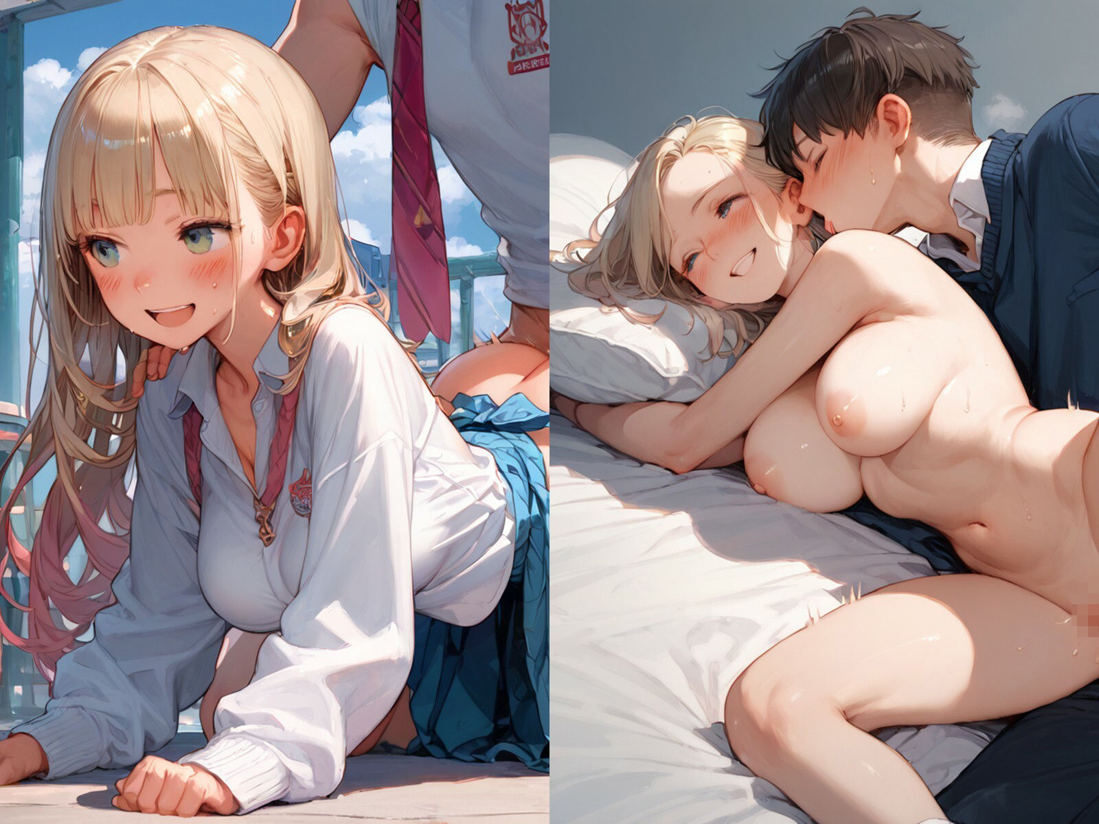 俺専属のおまんこ係になったJKと子作りしてみた - サンプル画像 4