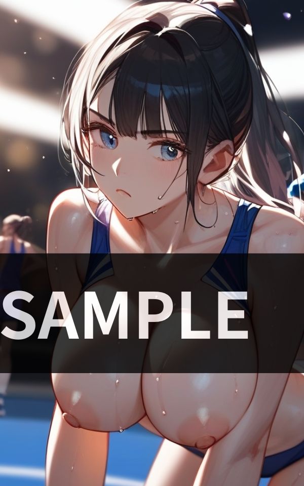 スポーツ女子 本番前の 本気ストレッチ - サンプル画像 1