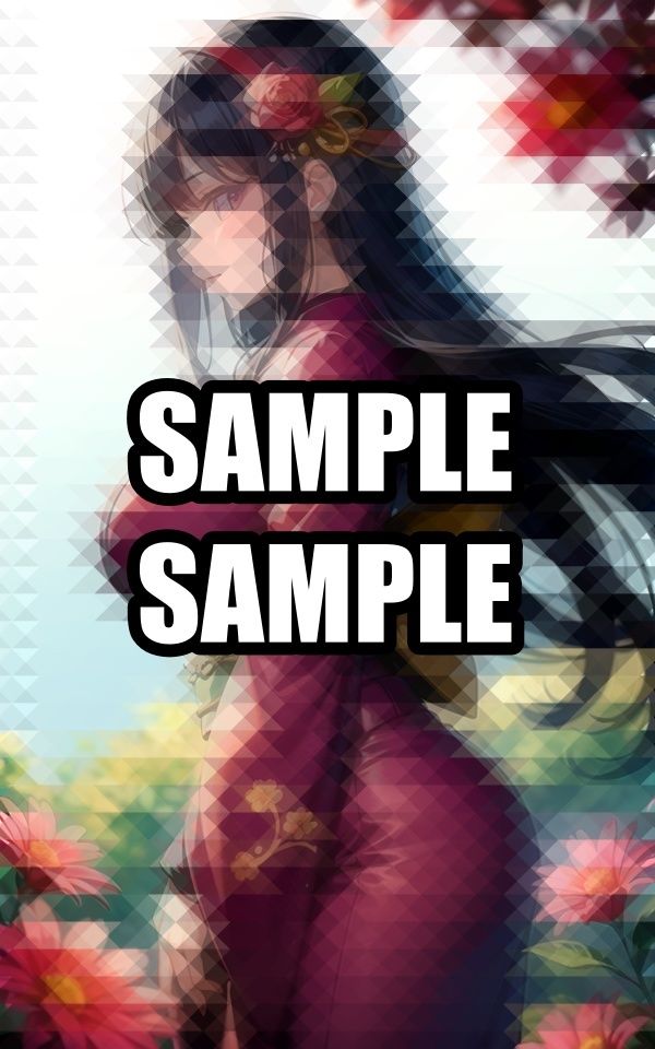 着物美女の横顔 - サンプル画像 7