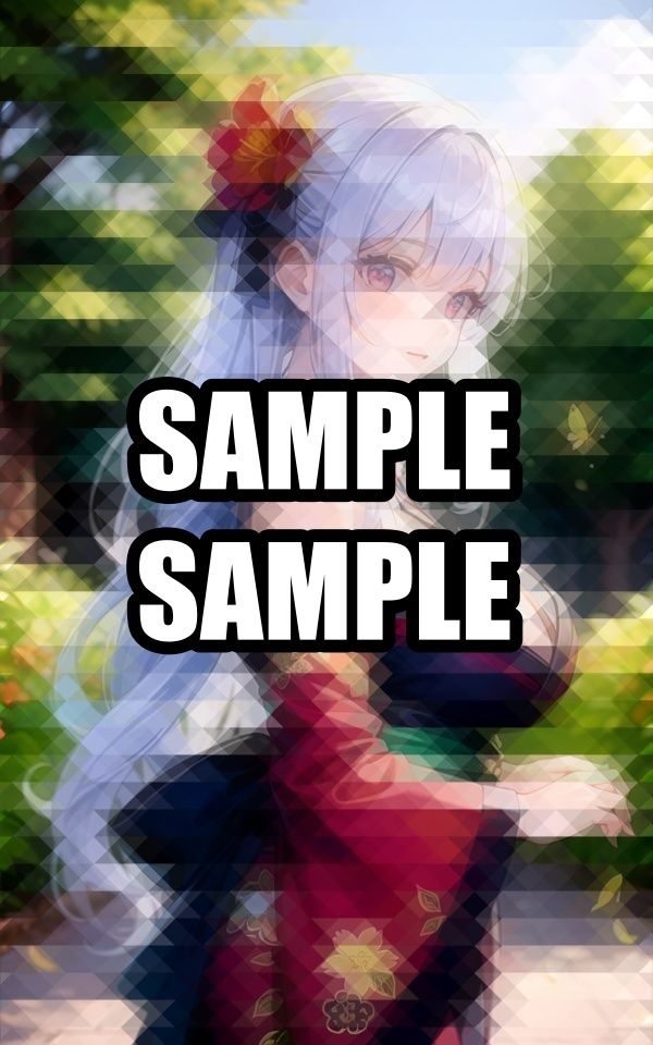 着物美女の横顔 - サンプル画像 8