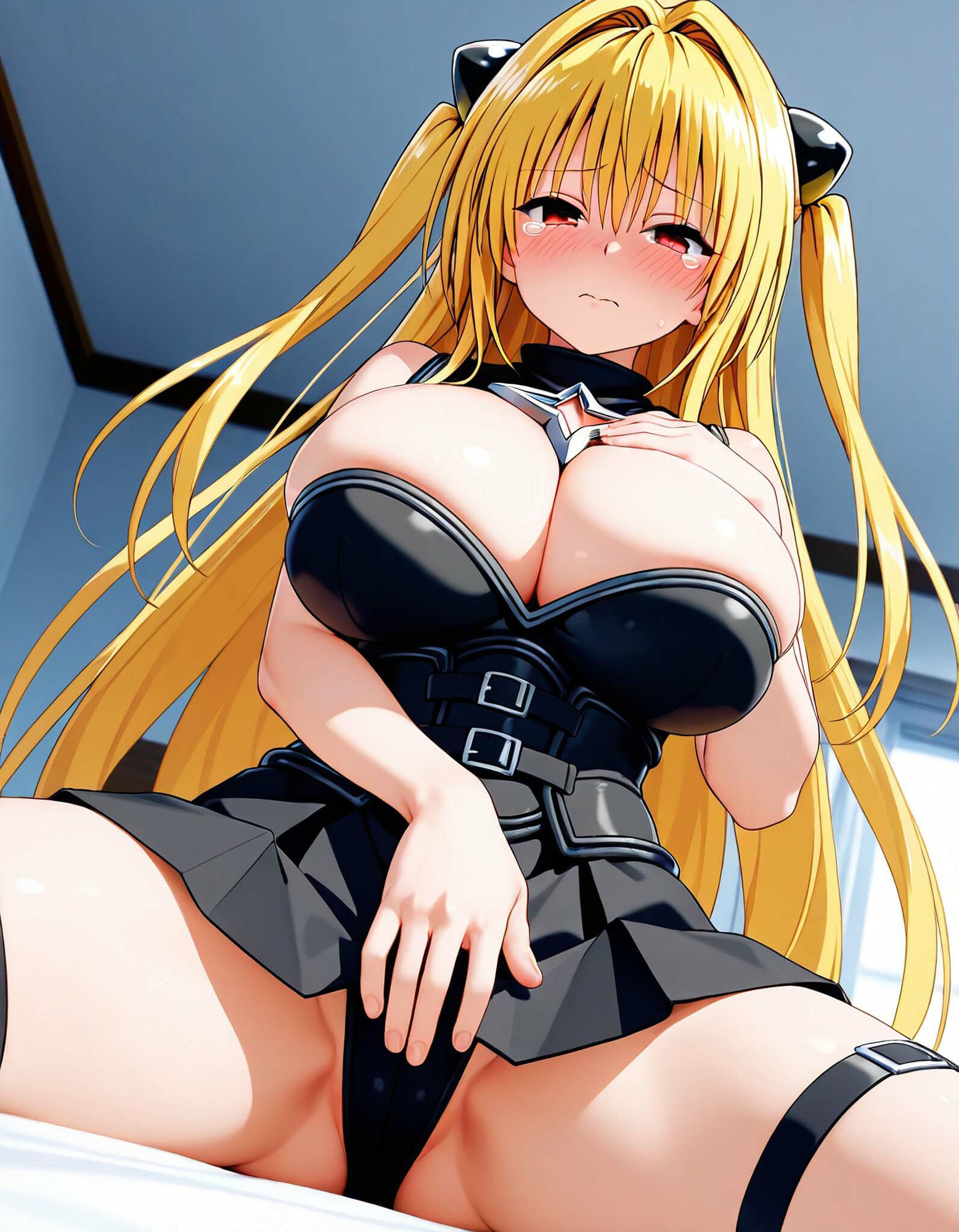 絶対孕ませメス堕ちヒロイン〜金色の〇編〜 - サンプル画像 1