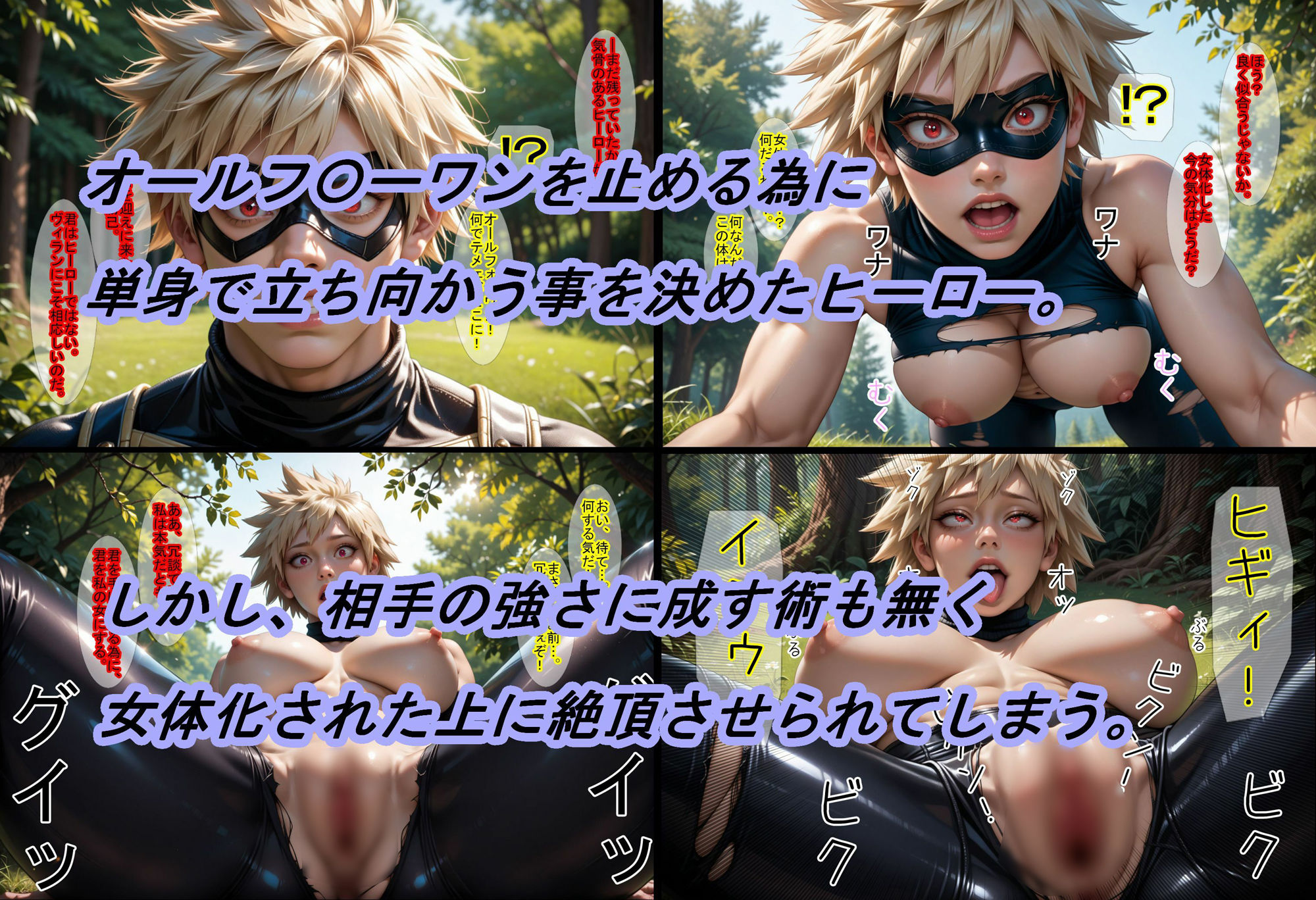 【敗北シリーズVol.08】女性ヒーローが、ヴィランのボスに敗北！3 - サンプル画像 1