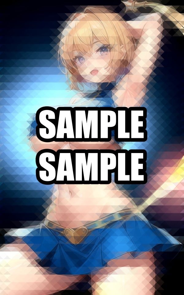 下乳見えてる戦士美女イラスト集 - サンプル画像 7