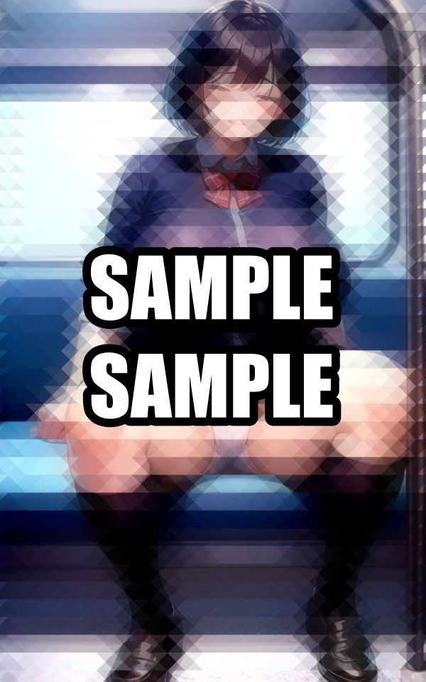 開脚して寝ちゃう制服美女イラスト集 - サンプル画像 8