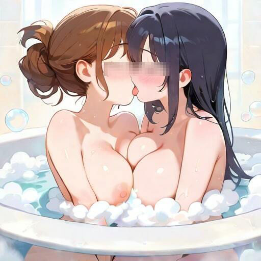 バスルームの甘い誘惑  2人だけのひととき - サンプル画像 1