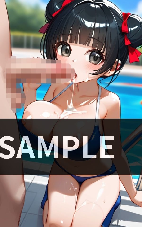 プールで 抜き抜き アルバイト - サンプル画像 2