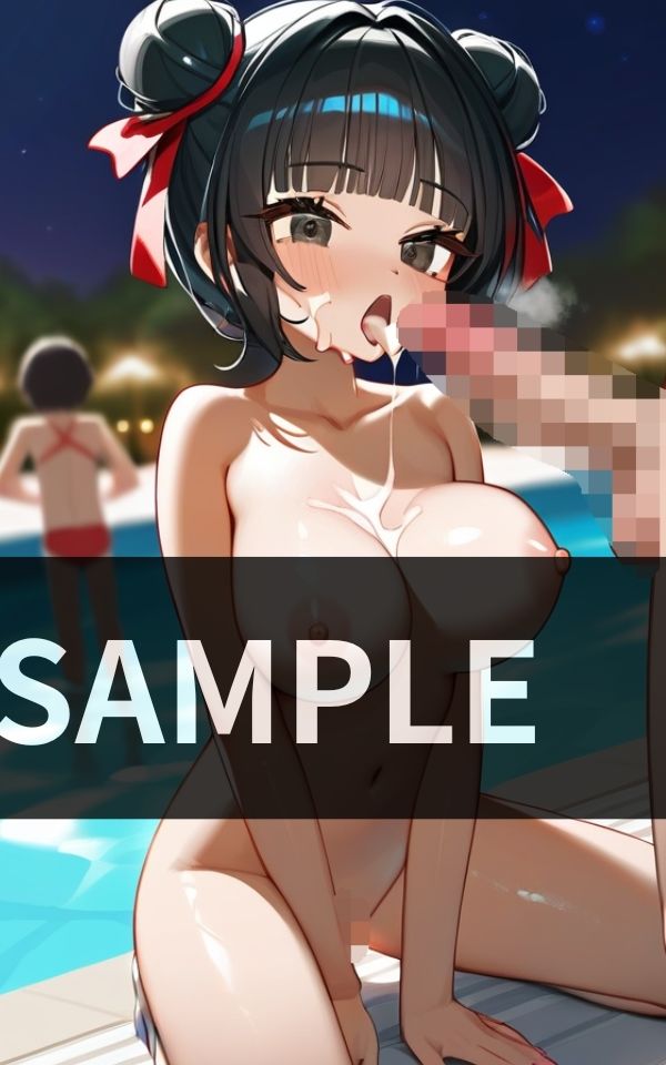 プールで 抜き抜き アルバイト - サンプル画像 4