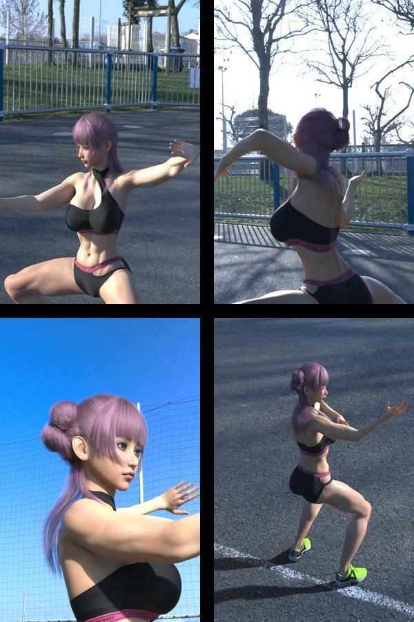 【TD100】最強のギャルキャバ嬢ボディビルダー『金城史恵（きんじょうふみえ）』の筋肉質ムキムキ写真集 Muscler-21 - サンプル画像 2