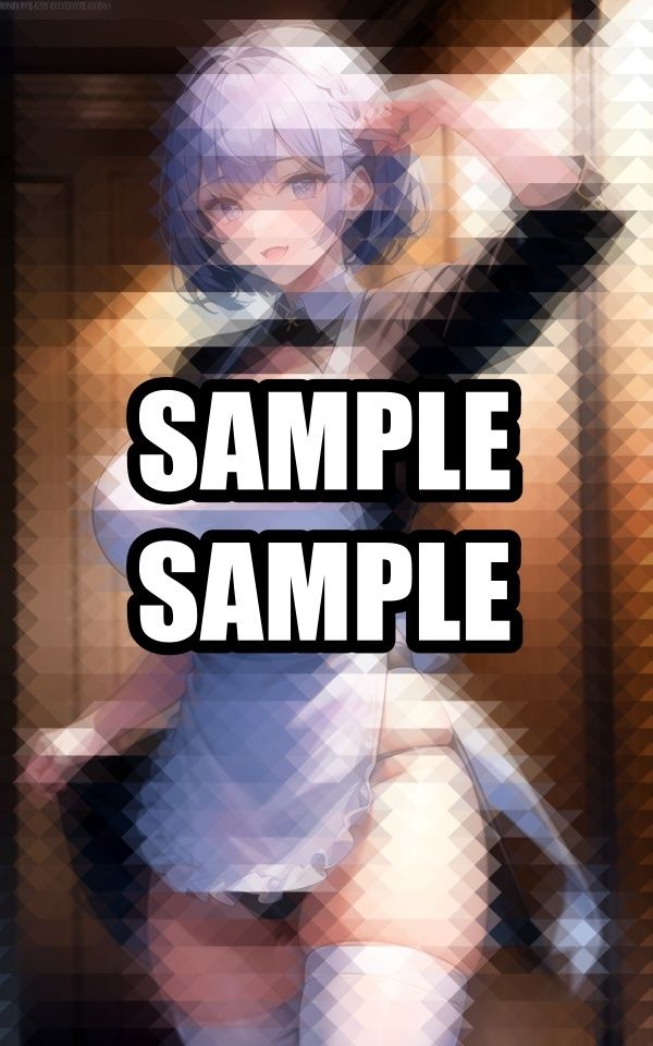 はちきれそうなウェイトレス美女イラスト集 - サンプル画像 1