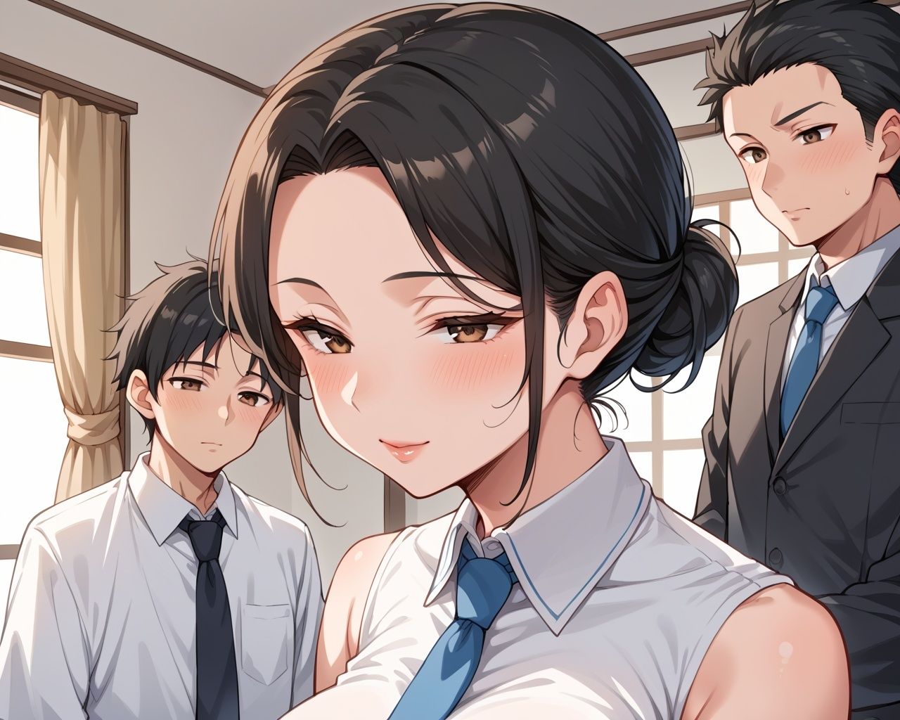 欲求不満の義母と生ハメ相姦 - サンプル画像 1