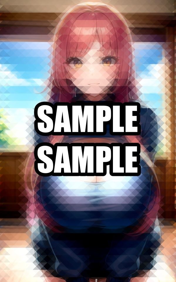 前かがみのニット美女イラスト集 - サンプル画像 4