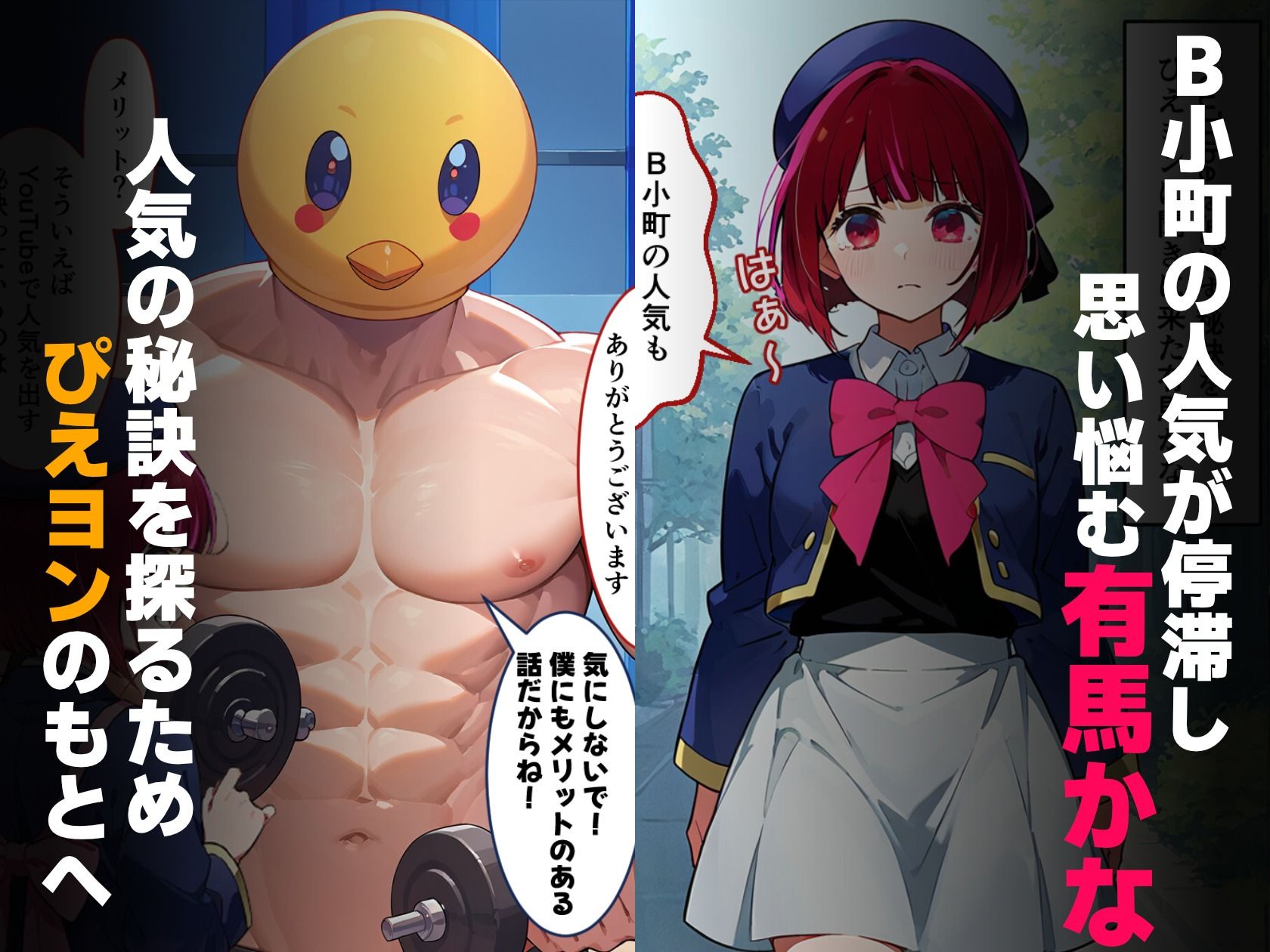 ビキニかなちゃんとえっちトレーニングwithぴえヨン - サンプル画像 1