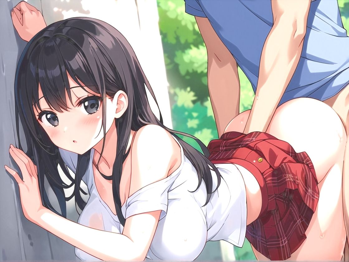 羞恥肉便器のいちゃラブエッチな女学生 - サンプル画像 1