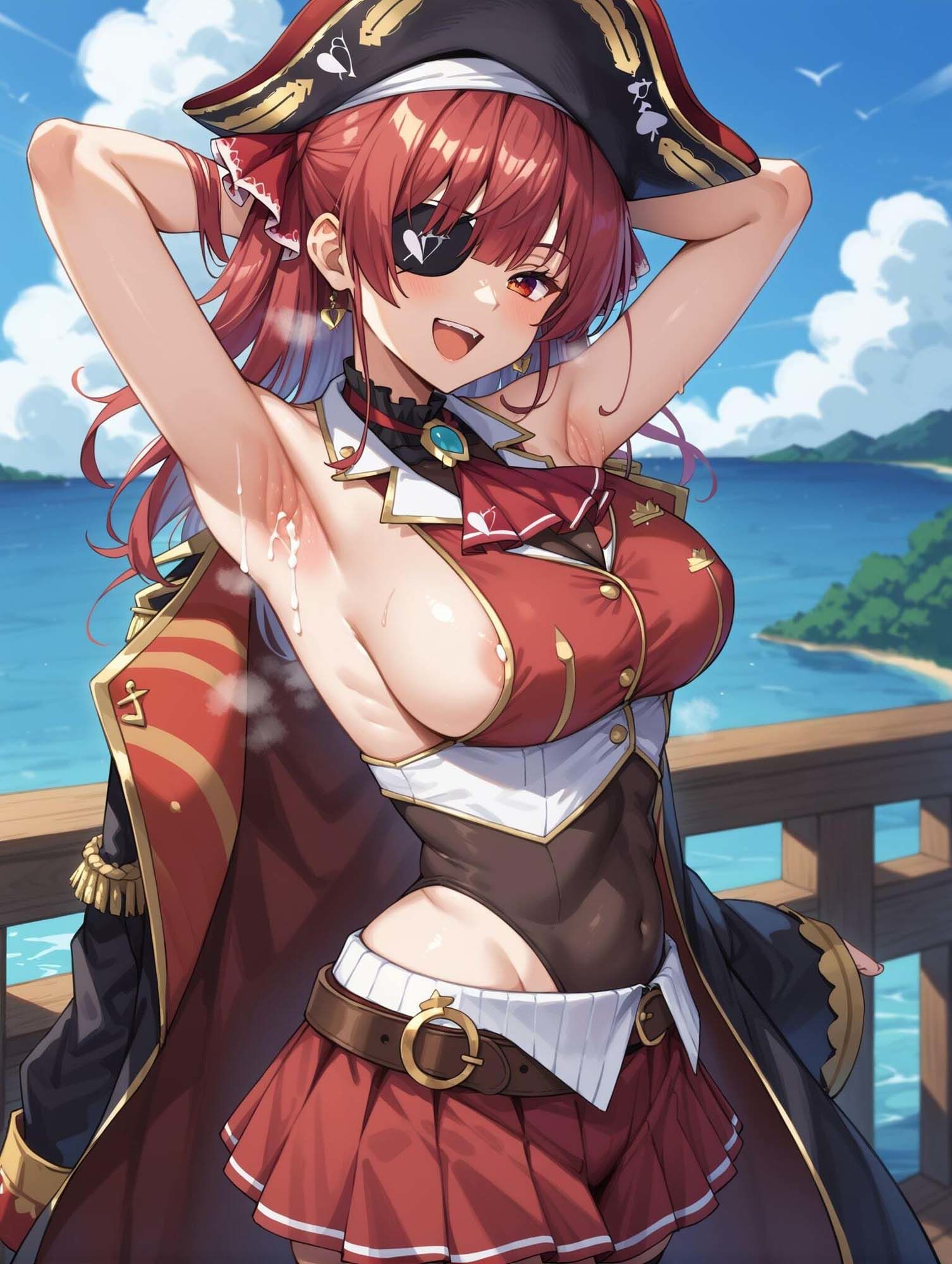 ホロライブイラストエロ画像_VTuberマリンちゃんのエッチな画像集！ - サンプル画像 3
