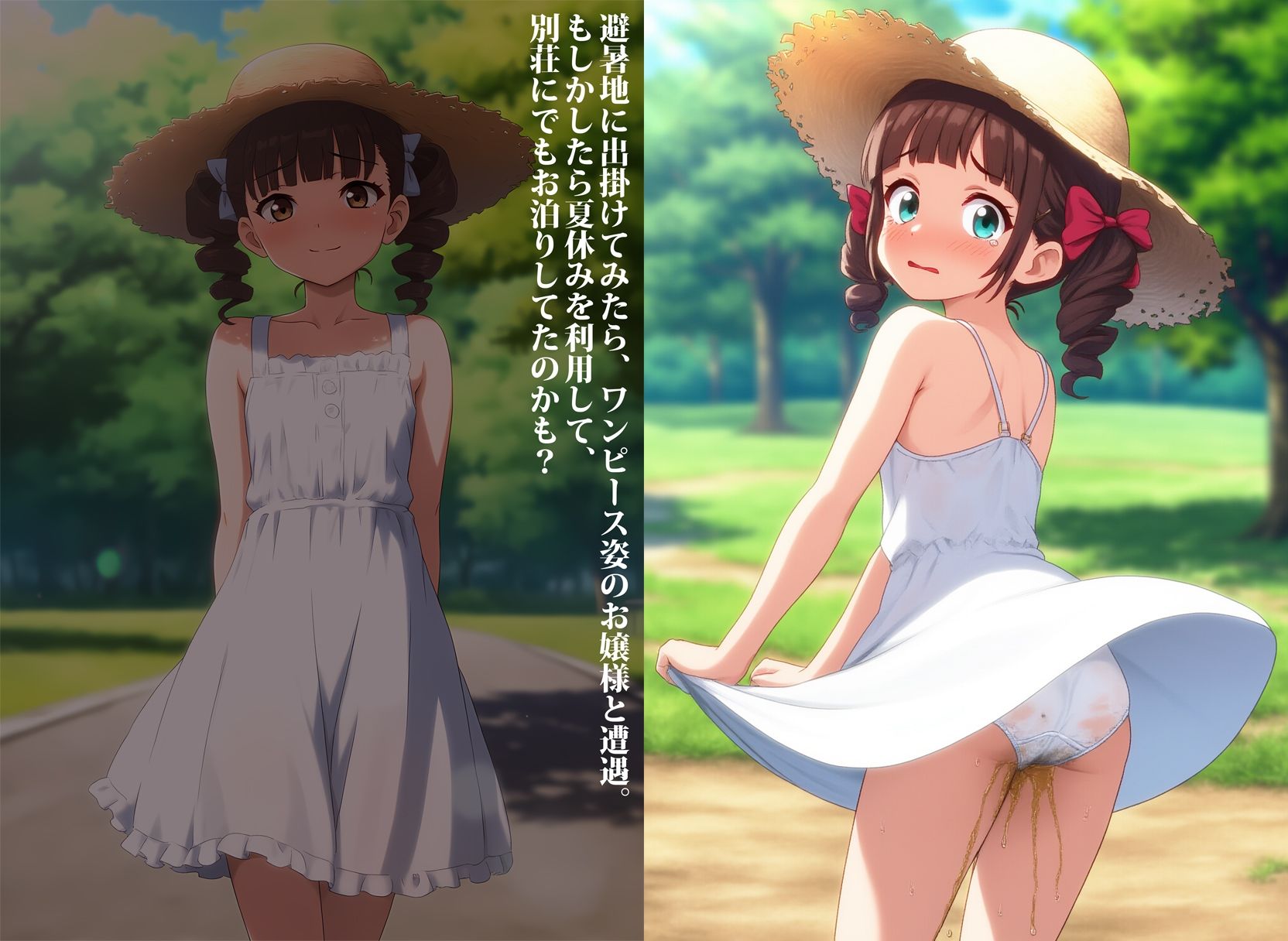 私立の学園に通ってるお嬢様のお漏らし - サンプル画像 8