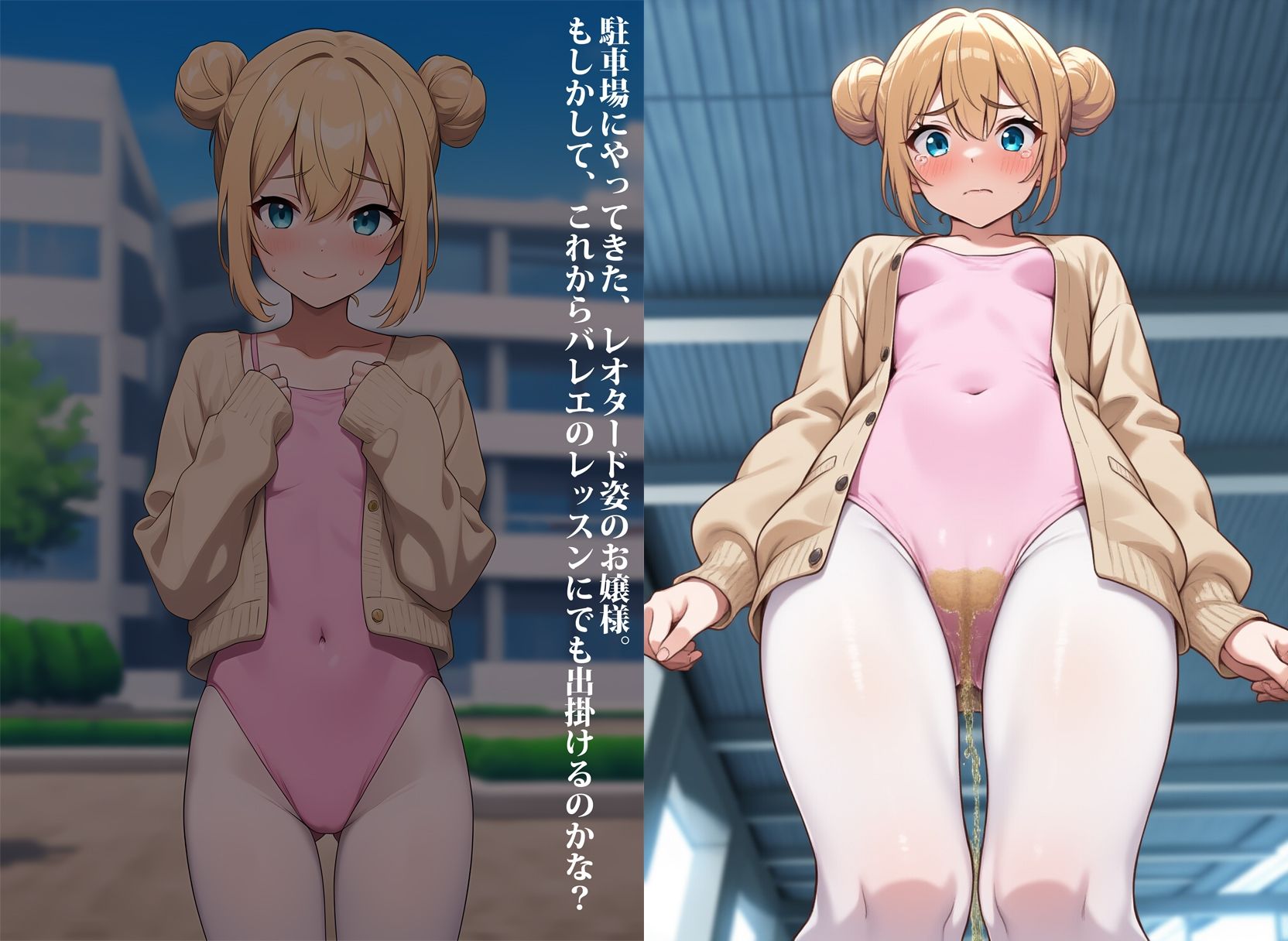 私立の学園に通ってるお嬢様のお漏らし - サンプル画像 9