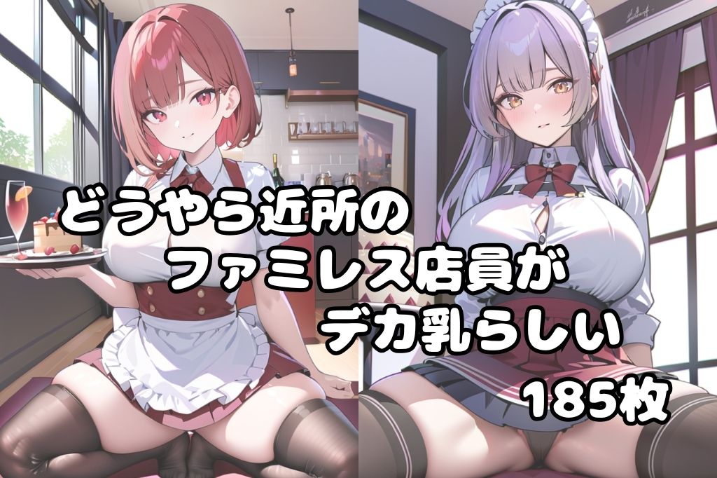 どうやら近所のファミレスの店員の乳のでかいらしい - サンプル画像 1