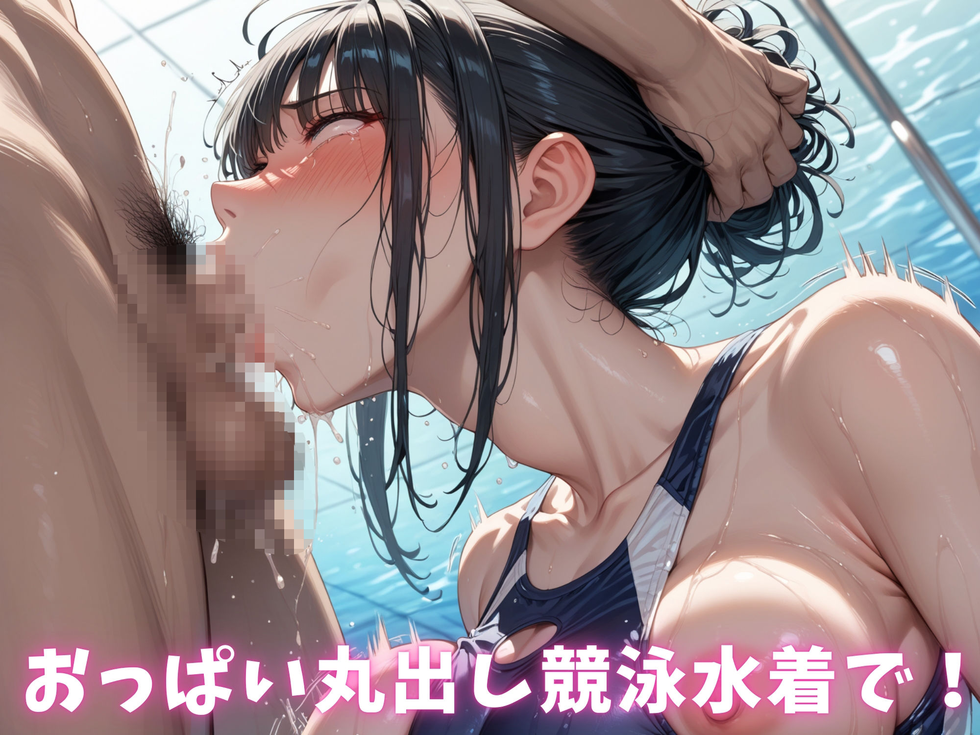 イラマ＆フェラで卑猥なカラダの水泳部員を好き放題【250枚】 - サンプル画像 3