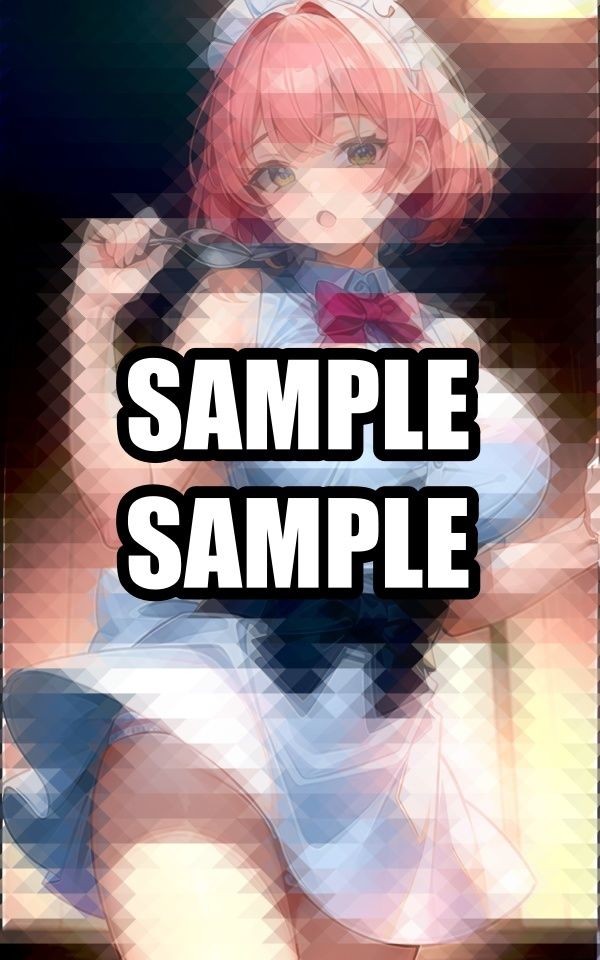 常連になりたいカフェのウェイトレス美女イラスト集 - サンプル画像 5