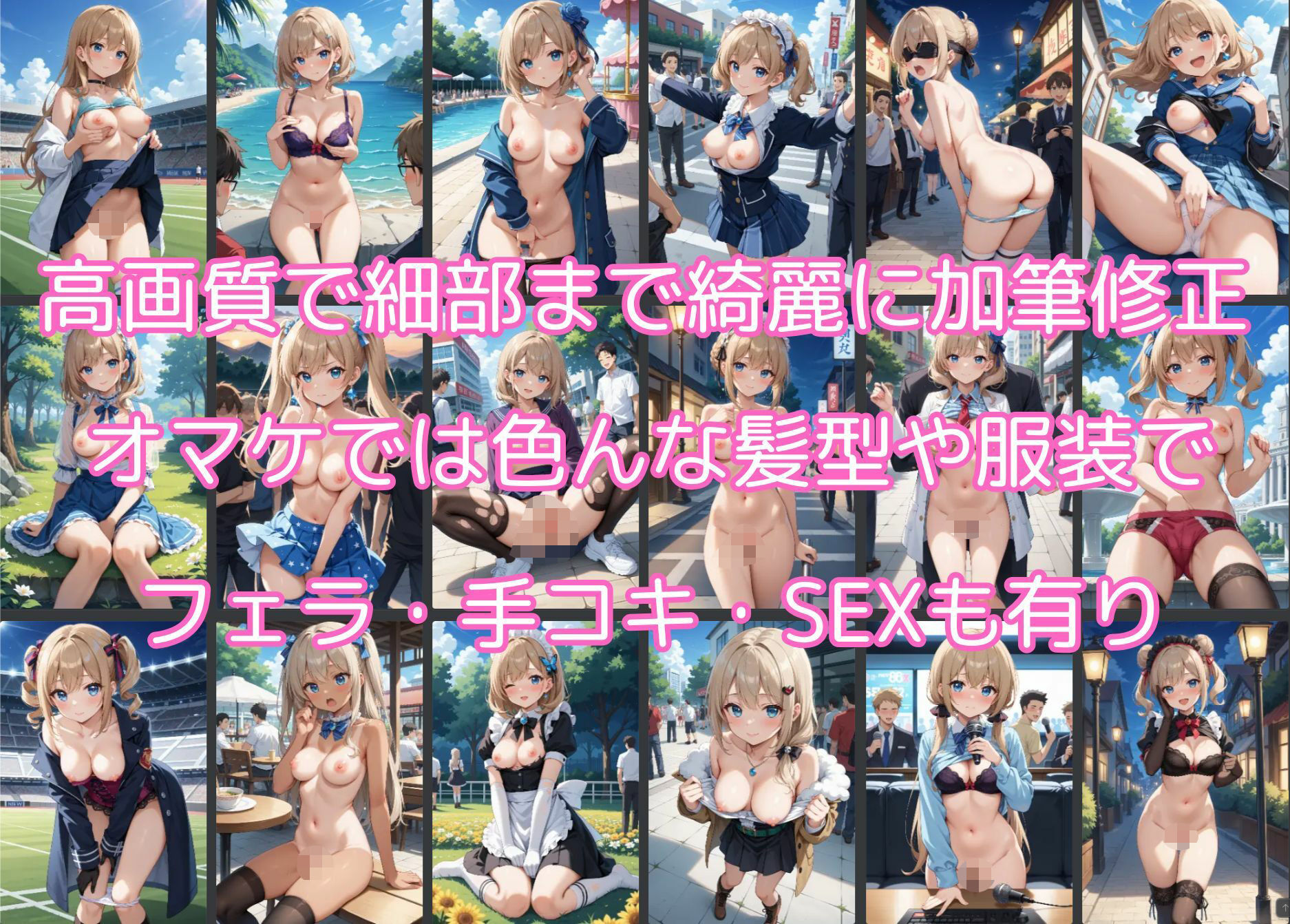 【ストーリー付】ルナの過激野外露出日記5 - サンプル画像 10