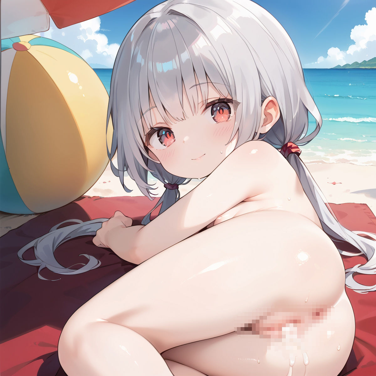 付き合い始めたばかりの彼女と波打ち際のアバンチュールvol.2 - サンプル画像 6
